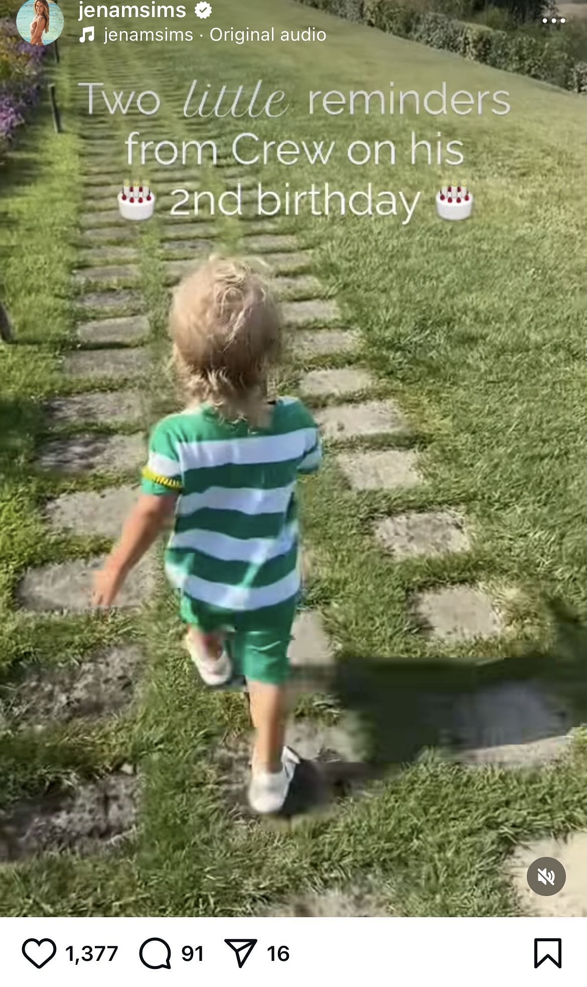 Still taken from Jena Sims’ Instagram/@jenamsim